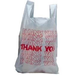 Plastic "Thank You" Bags