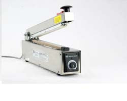 Stainless Steel Hand Operated Impulse Sealer with Trimmer