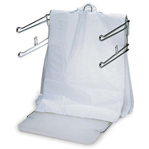 Plastic Poly HD T-Shirt Bags - 11.5 x 6.5 x 21 - White with Barrel Holes