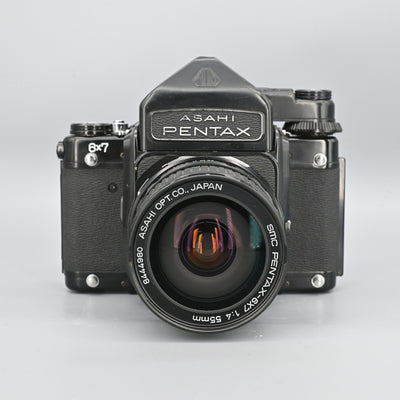 Pentax 6x7 + Takumar-6x7 55mm F4 Lens