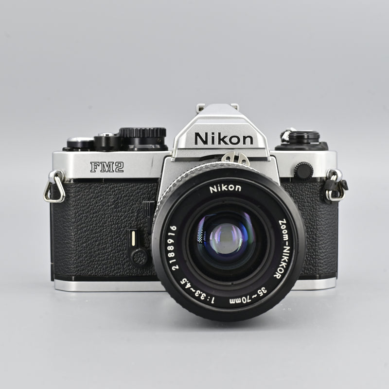 ニコン NIKON FM2 フィルムカメラ NIKKOR 35-70mm - フィルムカメラ