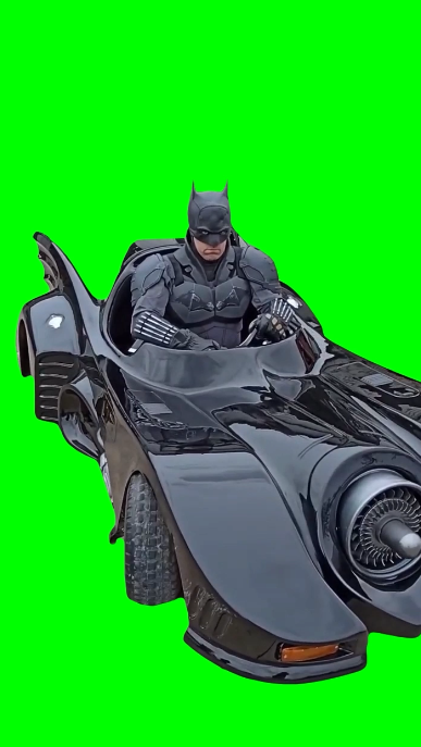 The Batman Small Batmobile (Green Screen) – CreatorSet
