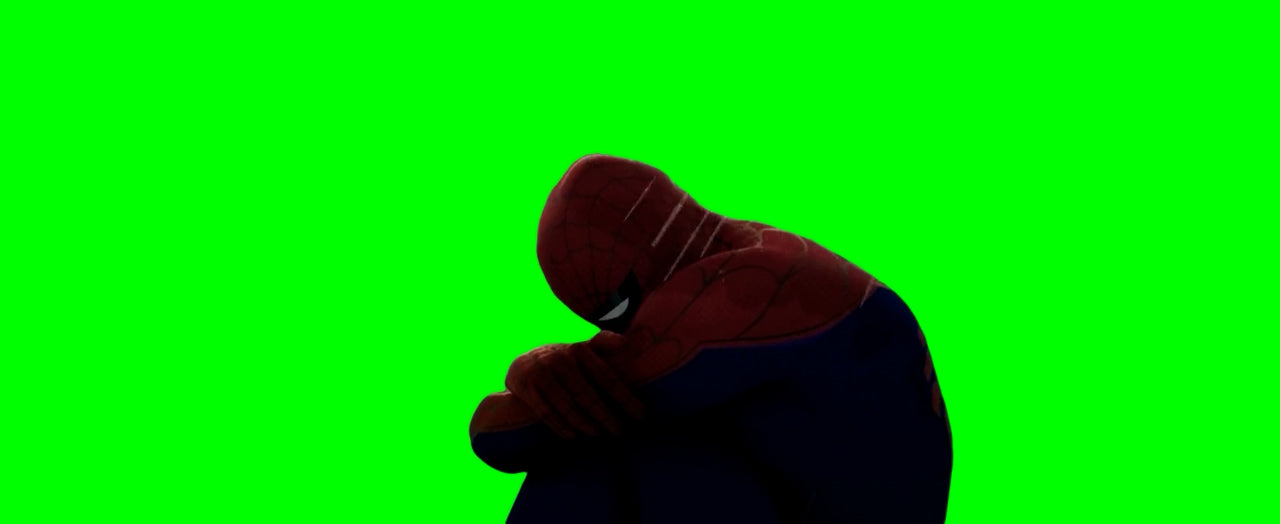 Spiderman Crying In Shower (Green Screen) – CreatorSet