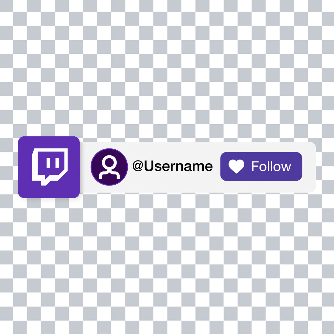 follow me button twitch