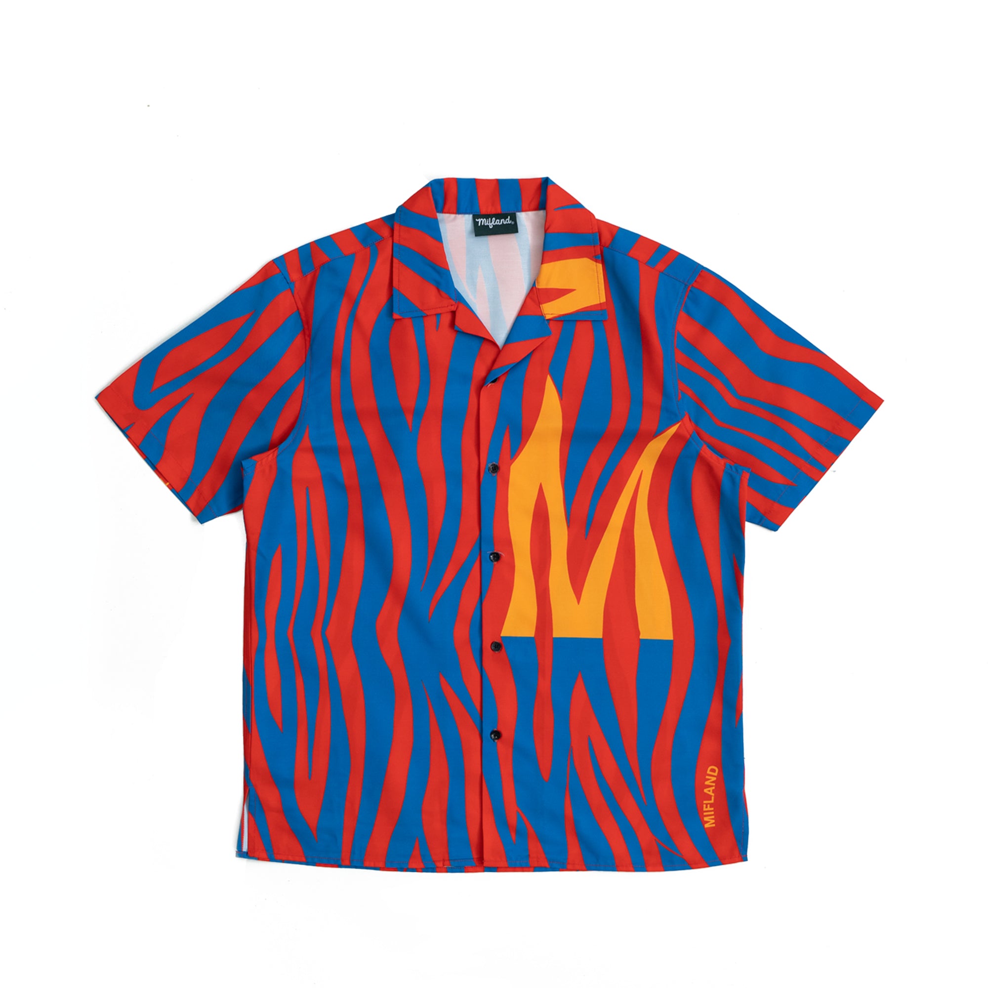 Zebra Print Camp Shirt