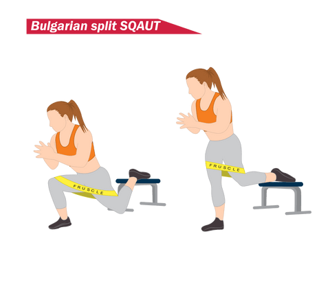 weerstandsband, weerstandsbanden, oefeningen met weerstandsbanden, oefening met weerstandsband, training met weerstandsband, training met weerstandsbanden, fitness oefeningen, fitnessmaterialen, fitness training, fitness trainingsschema, bulgarian splits squat, splits squat, squat