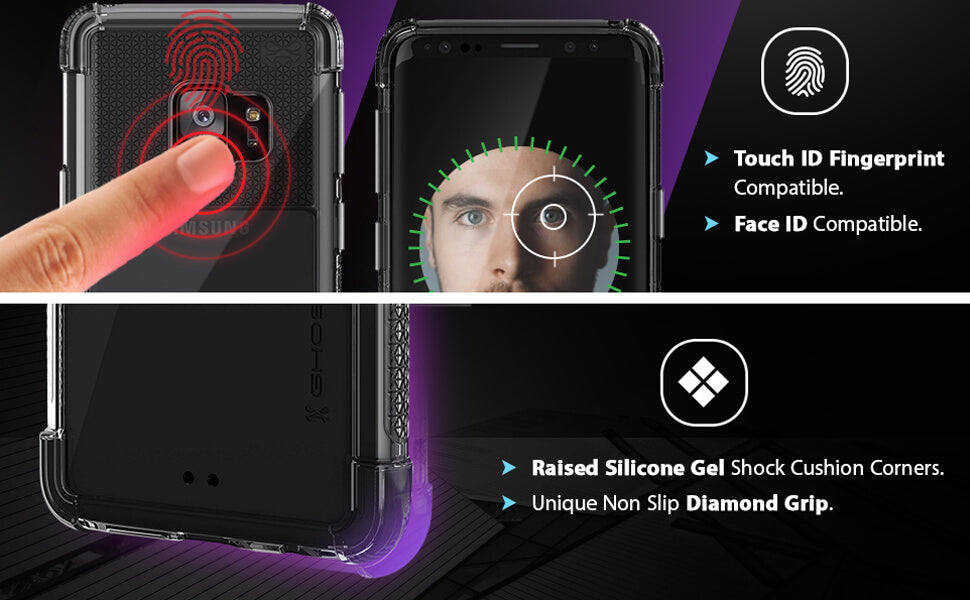 Covert Galaxy S9 Clear Protective Phone Case