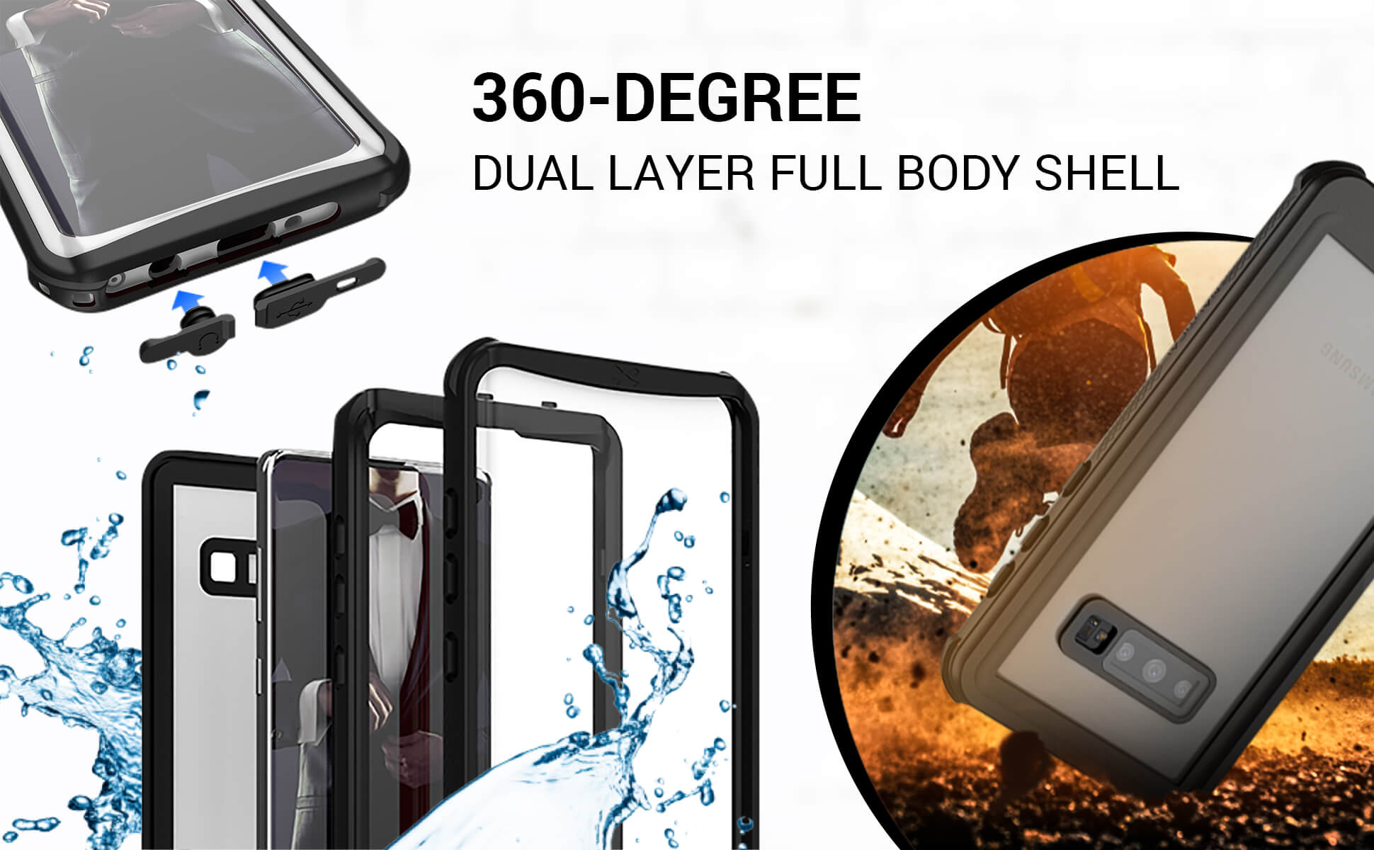 Galaxy S10e Waterproof Phone Case