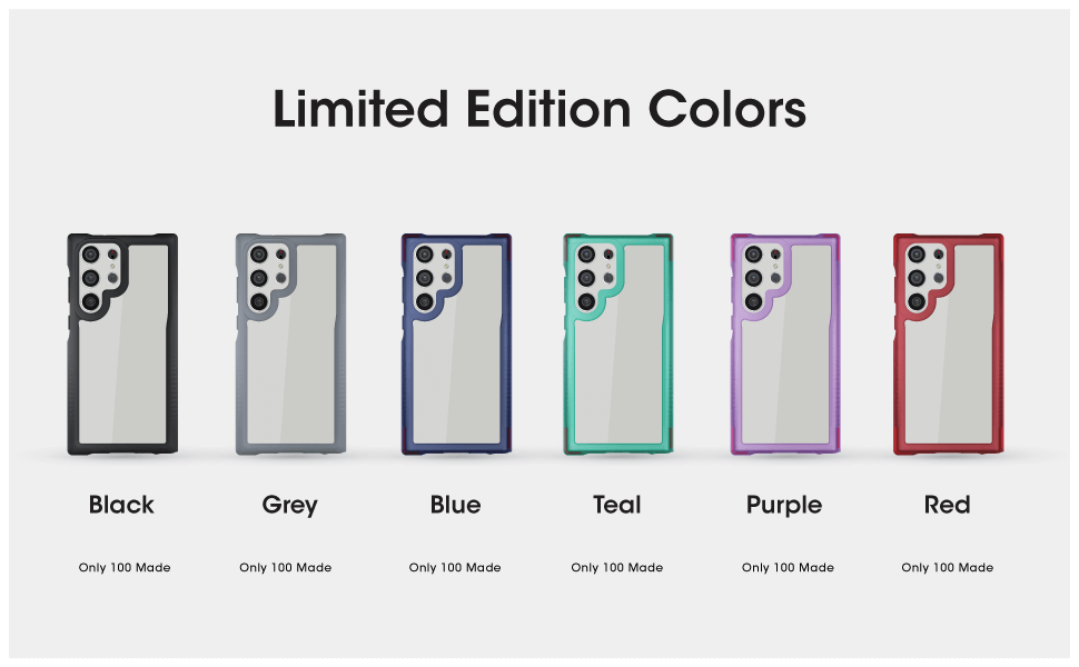 Samsung Galaxy S23 Ultra Clear Cases Limited Edition Series