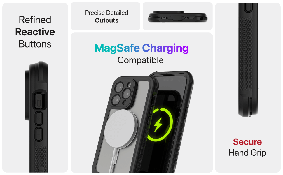 Waterproof iPhone 14 Pro Max Case with Screen Protector