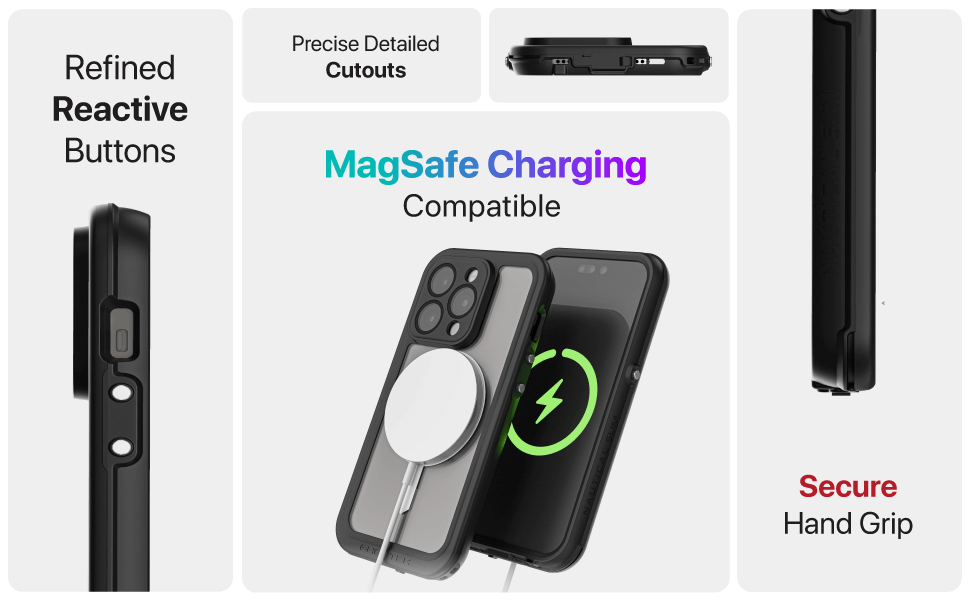 iPhone 14 Pro Waterproof Case with Screen Protector