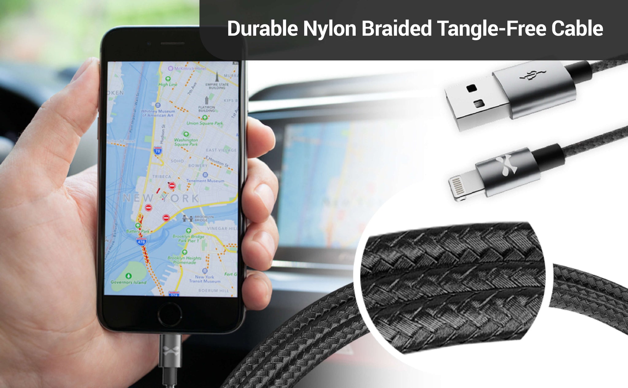 Long Tangle Free Charging Cable