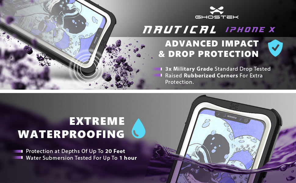 iPhone X Full Armor Waterproof Case