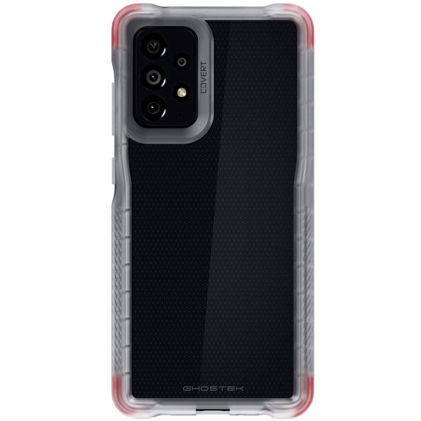  Ghostek COVERT Red Galaxy A53 5G Case Clear Hard Back