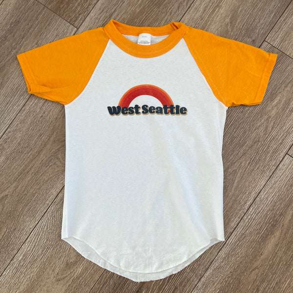 Kids West Seattle Rainbow Baseball Tee