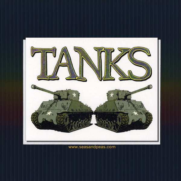 Tanks A Lot - Tanks Alot - Sticker