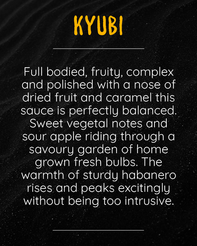 kyubi hot sauce tasting notes