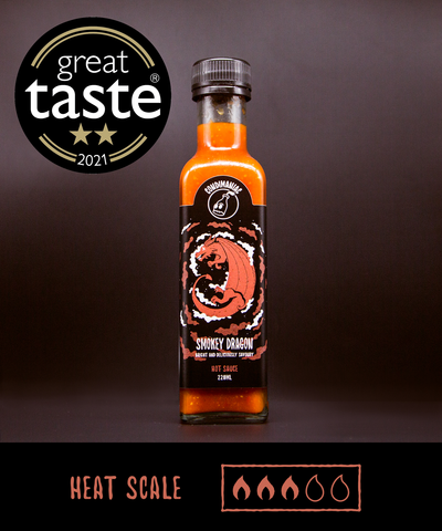 Smokey Dragon hot sauce tasting notes