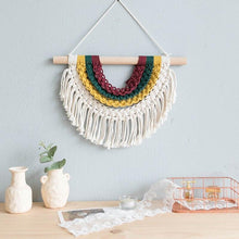 Load image into Gallery viewer, Knit Fringe Macrame Hanging - Oak&amp;Maison
