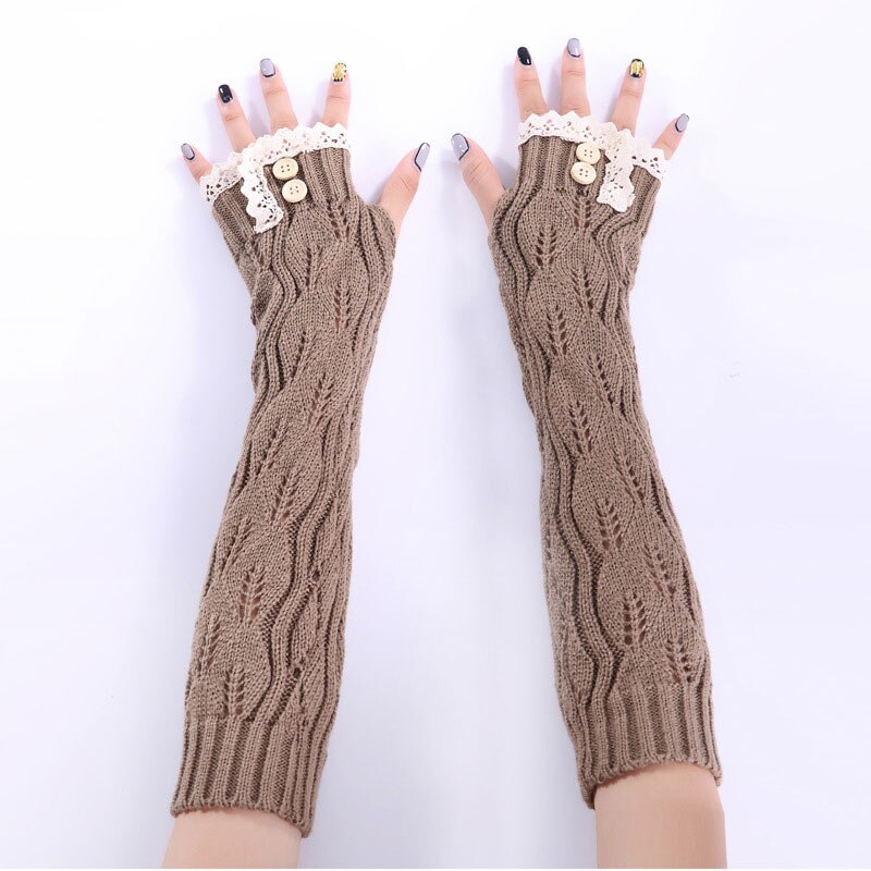 ladies fingerless gloves mittens