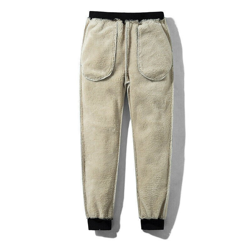 mens thick fleece joggers