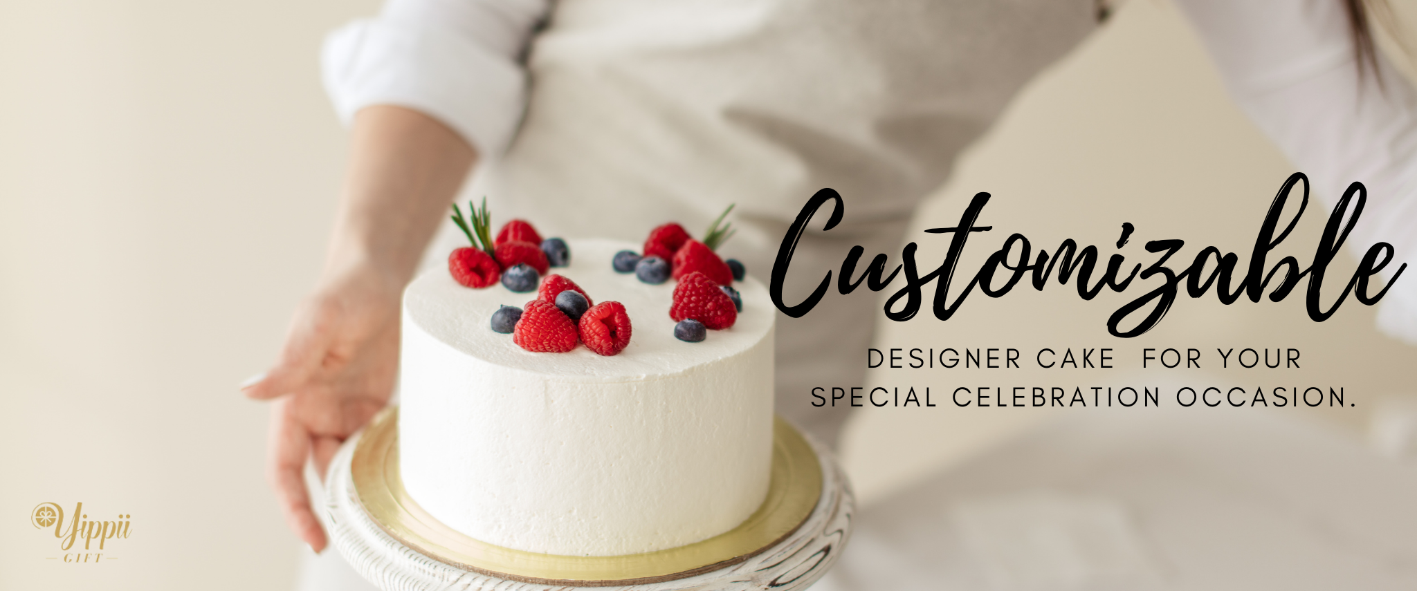 Yippii Gift | Customizable designer cake for your special celebration occasion