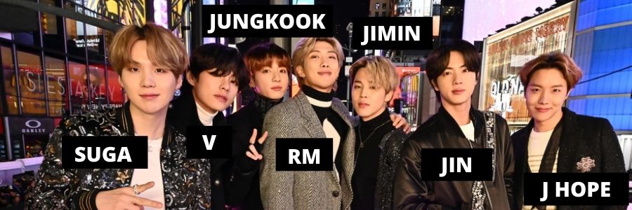 Nombres de BTS