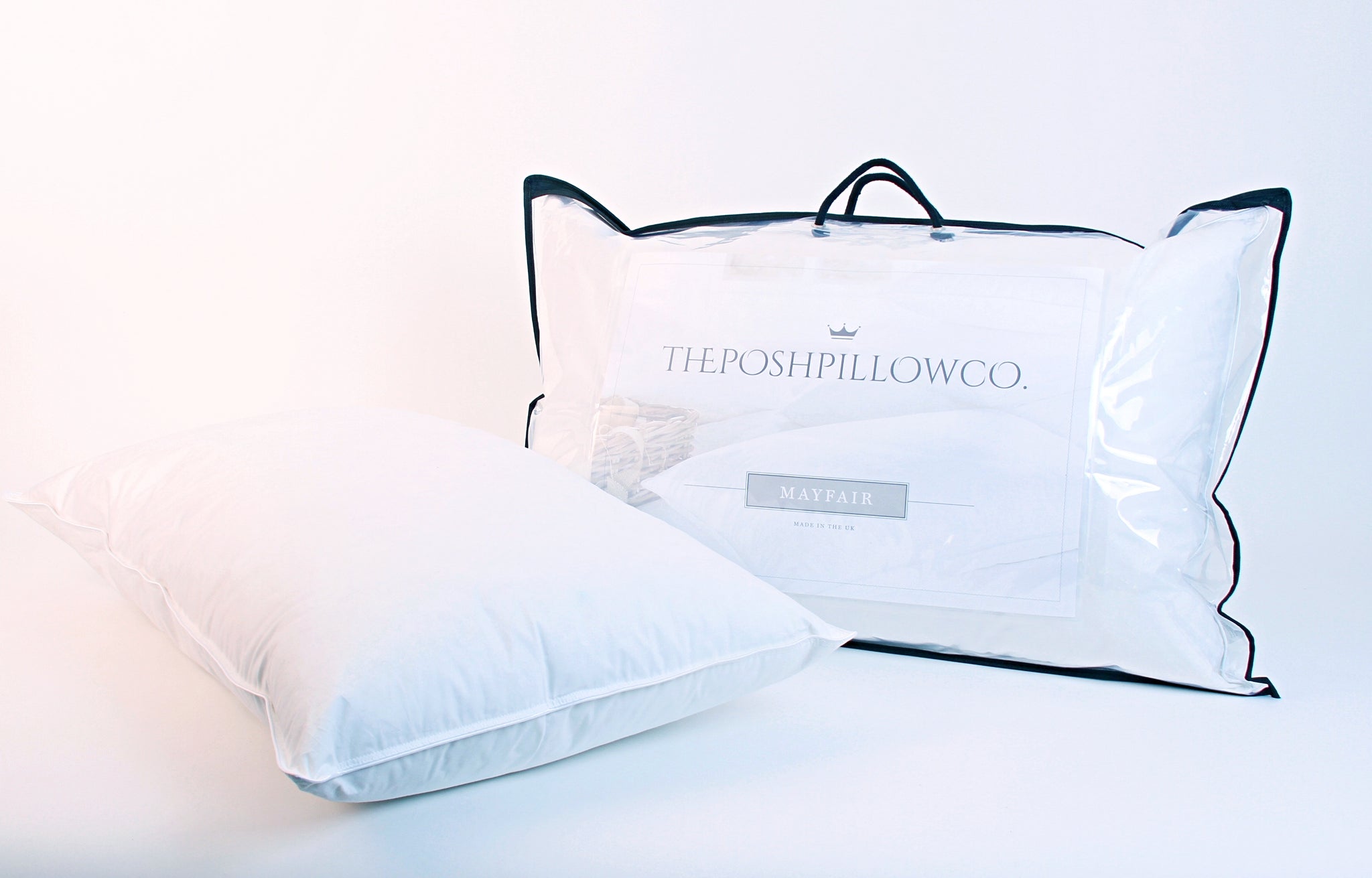 The Mayfair | Duck Feather & Down Pillow | Luxury Hotel Quality Pillow –  The Posh Pillow Company