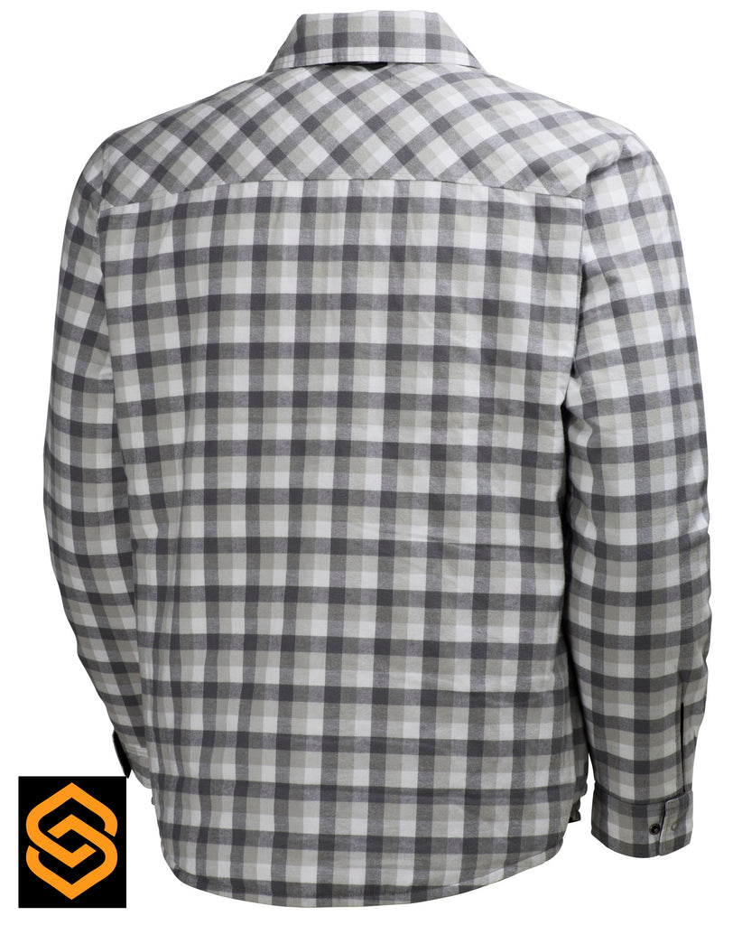 HELLY HANSEN VANCOUVER JACKET CHARCOAL CHECK = WENDEJACKE