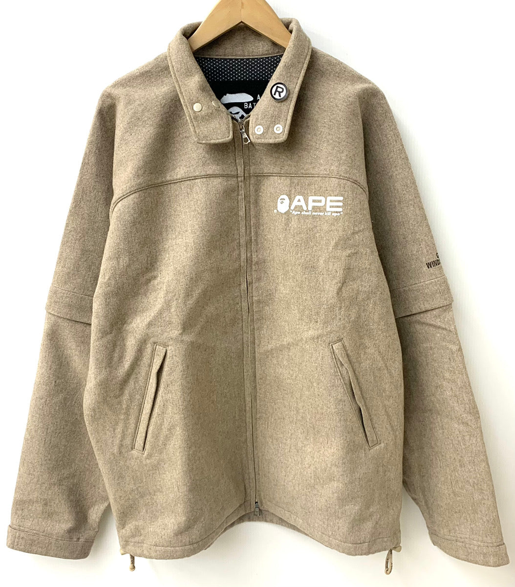 新品即決APE ベージュジャケット アウター