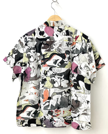 ワコマリア WACKO MARIA X BORN X RAISED SHORTSLEEVE HAWAIIAN SHIRT