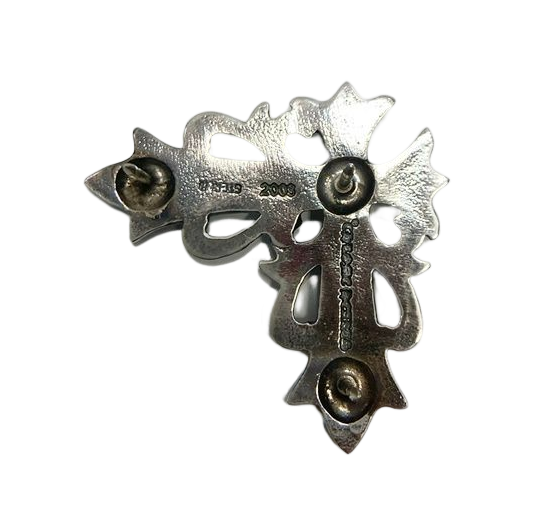 クロムハーツ CHROME HEARTS PIN FLRLCRNR-LG スティックピン フローラルクロスコーナー ラージ ブローチ ブローチ ピンズ  バッジ ピンバッジ メンズアクセサリー 2133-304-4012-9100 アイテム_アクセサリー シルバー 101goods-77