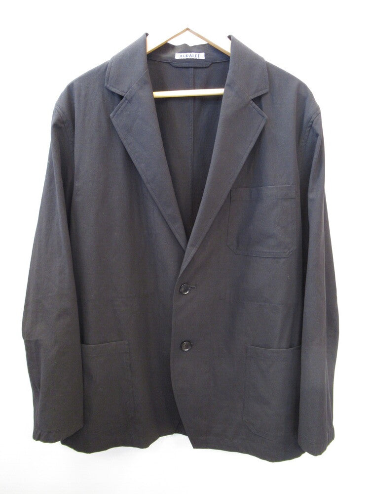 AURALEE オーラリー FINX HARD TWIST GABARDINE JACKET フィンクス ハード ツイスト ギャバジン ジャケット  ブラック サイズ3 A20SJ01FB (TP-723)