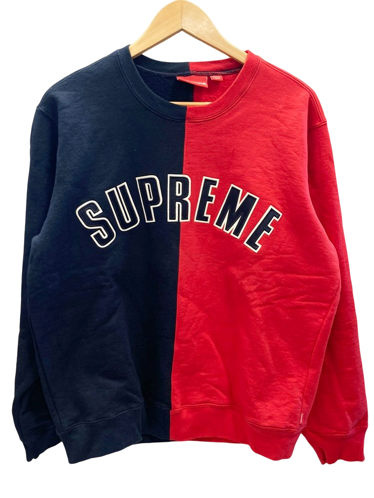 Supreme  Split Crewneck Sweatshirt S