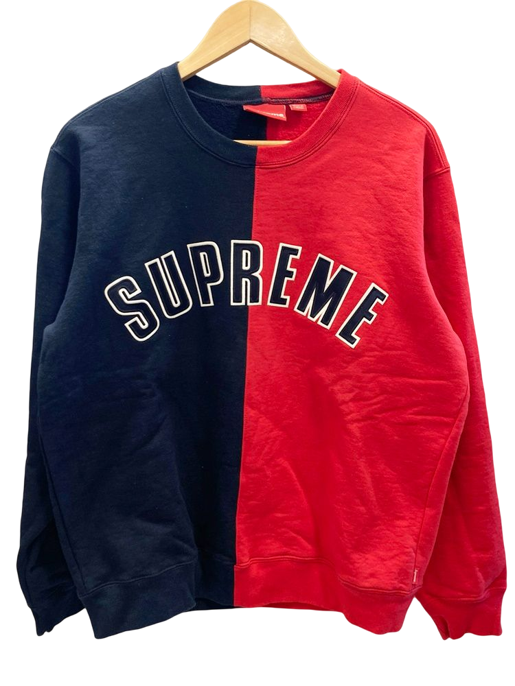 Supreme Split Crewneck Sweatshirt S www.krzysztofbialy.com