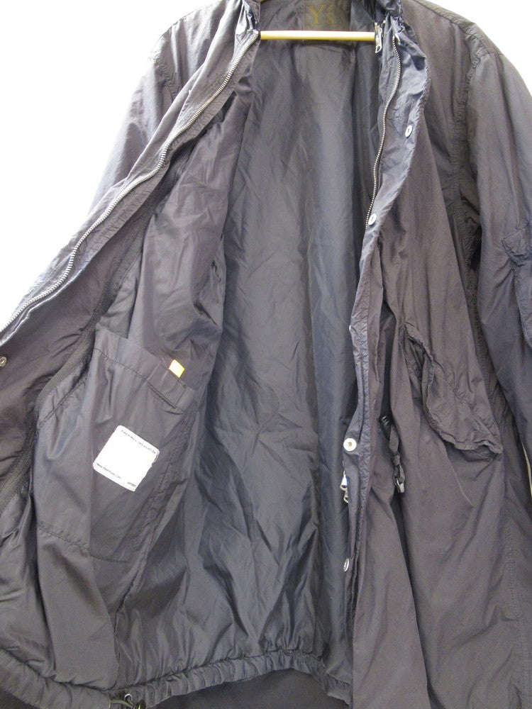 Y'ｓ ワイズ ヨウジヤマモト 濃紺 ライナー付きジャケット 3 美品 日本製-