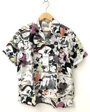 ワコマリア WACKO MARIA X BORN X RAISED SHORTSLEEVE HAWAIIAN SHIRT