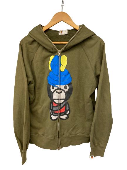 APE×KAWS カウズ フットソルジャー＆ベンディー パーカー | ochge.org