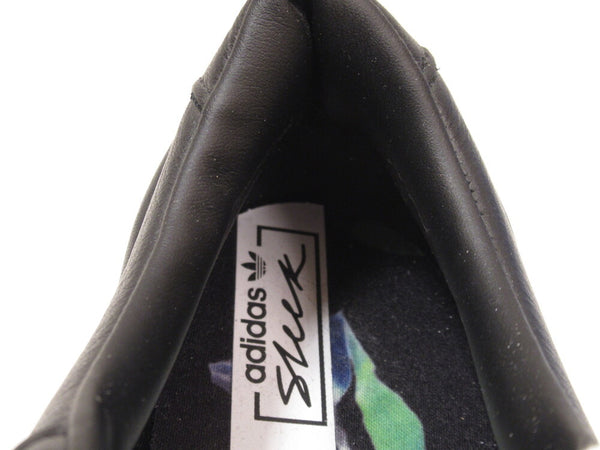 adidas ORIGINALS アディダス オリジナルス SLEEK SUPER スリーク スーパー スニーカー シューズ ブラック 厚底 24.5cm メンズ レディース EE4519 (SH-350)