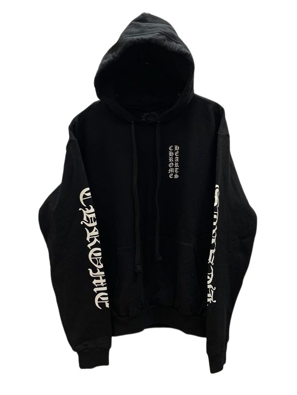 激安正規品 CHROME HEARTS クロムハーツ 袖ロゴ パーカー フーディ M