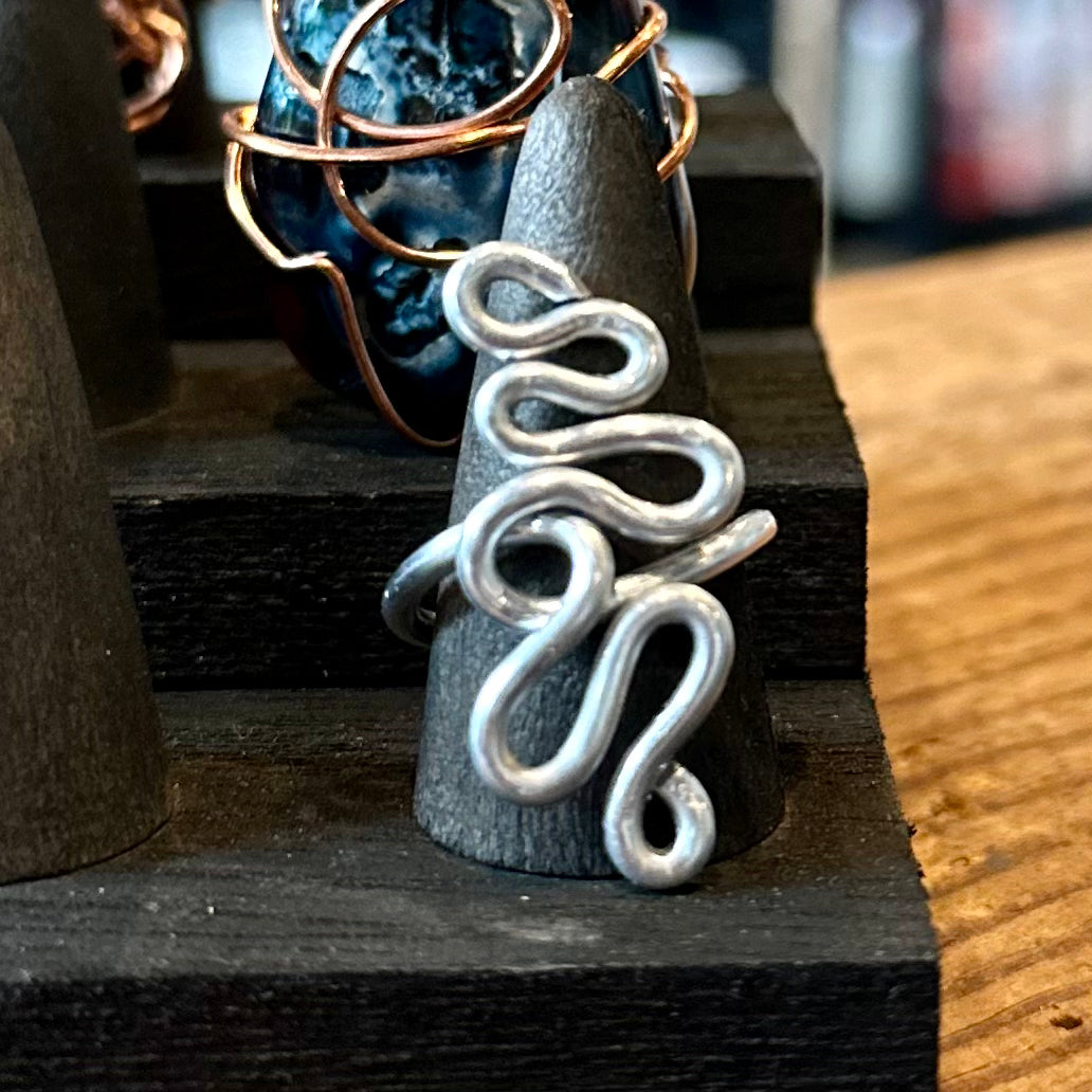 Silver Aluminum Wire Ring