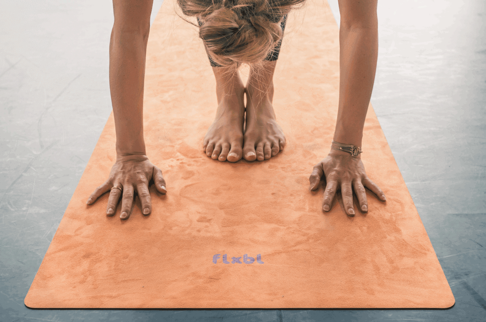 new yoga mat slippery