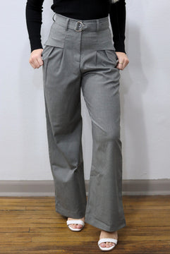 Belted Palazzo Trousers