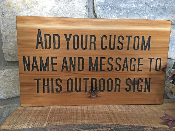 Custom Wood Signs  Engraved, Wooden Signs Made To Order