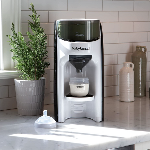 Baby Brezza Formula Pro Bottle Maker in Kitchen