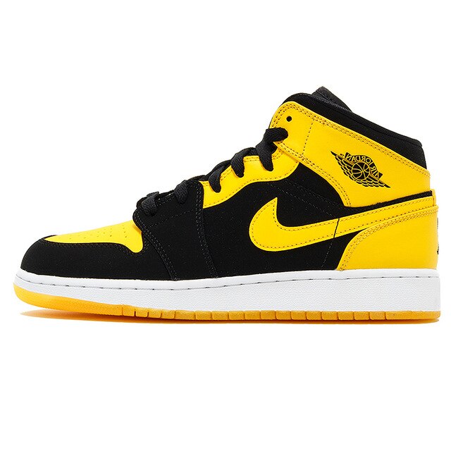 aj1 black yellow