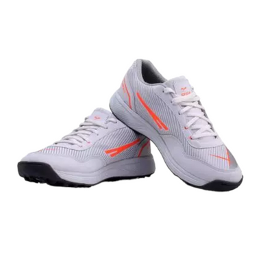 Sega Booster Cricket Shoes (White Orange), Jalandhar Style