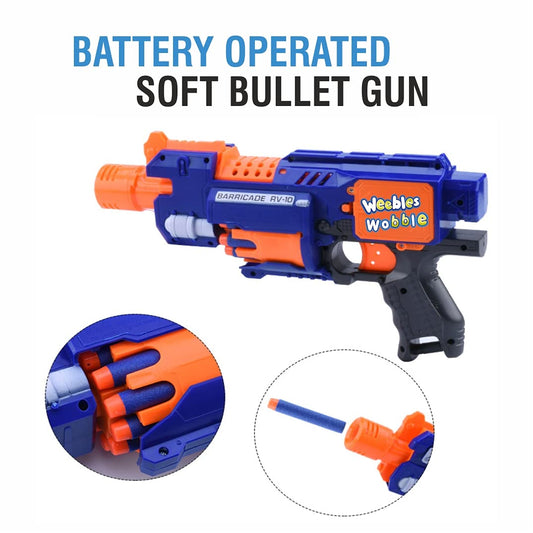 Nerf Elite Disruptor Blaster, 6-Dart Rotating Drum, 6 Nerf Elite Darts,  Slam Fire, New Reflex Blue Color, Toys for Kids, Teens & Adults, Outdoor  Toys