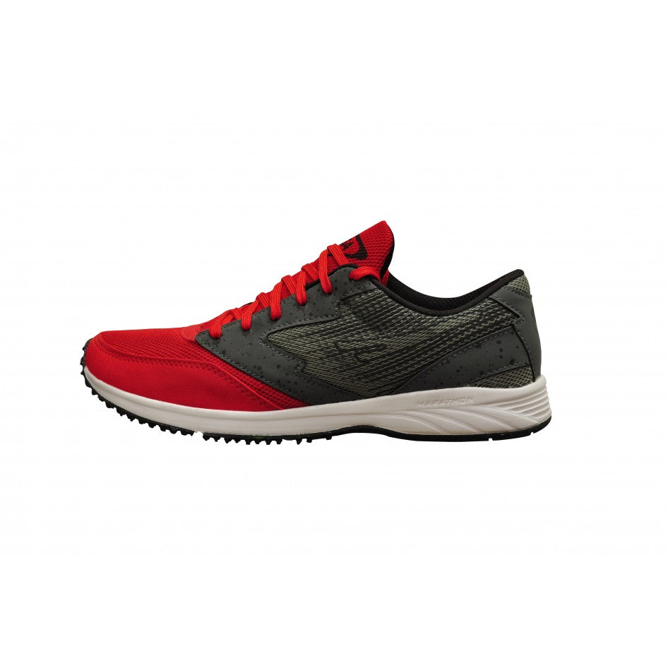 Sega Marathon Running Shoes Red Gray Jalandhar Style