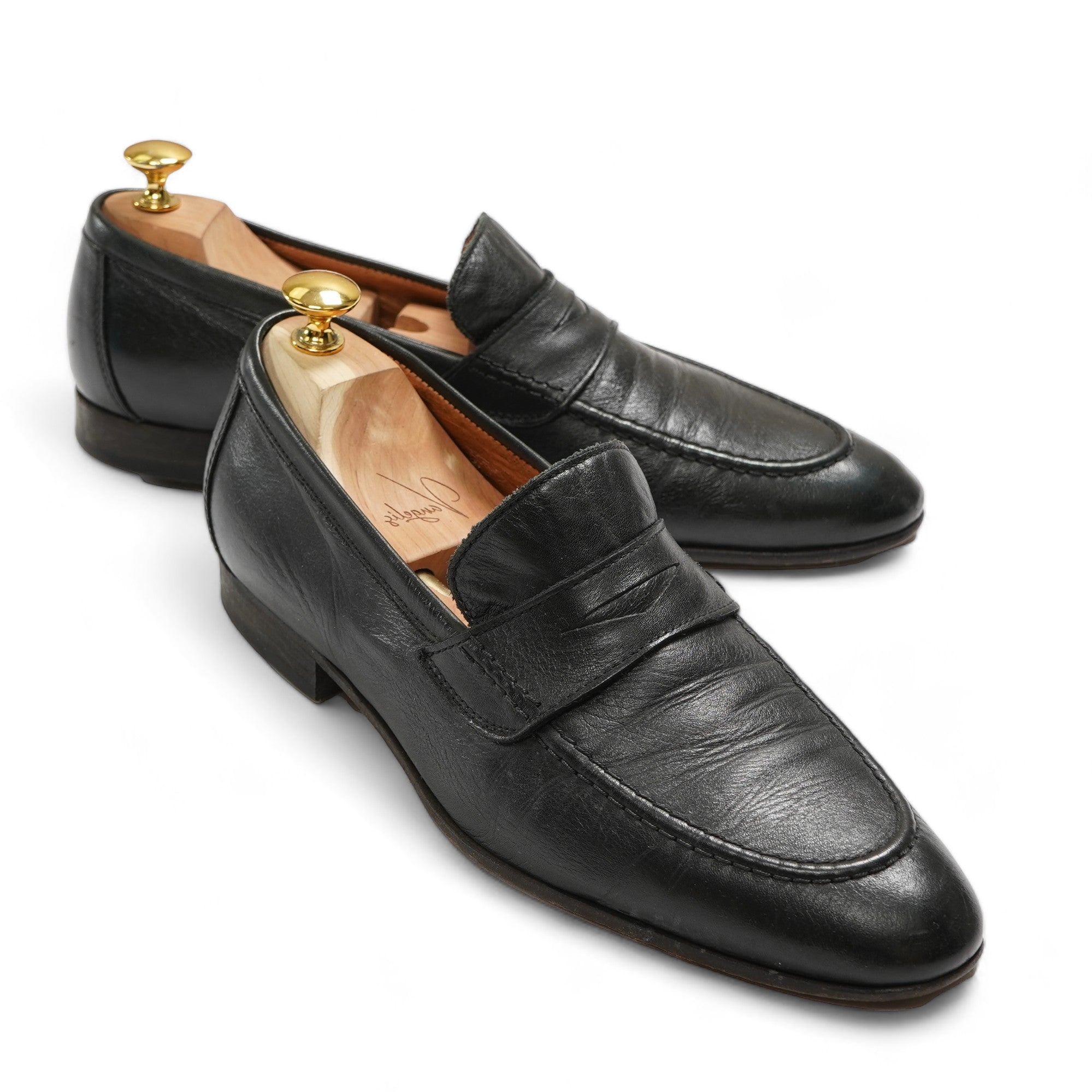 image of Barneys New York - Black Penny Loafers UK 9,5/ EU 43,5